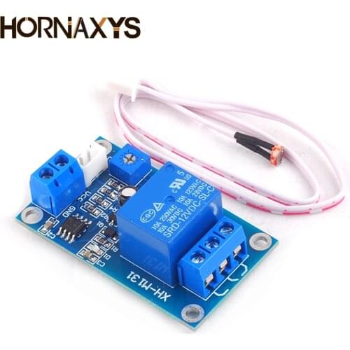 DC 5V / 12V XH-M131 Light Control Switch Photoresistor Relay Module Detection Sensor 10A brightness Automatic Control Relays
