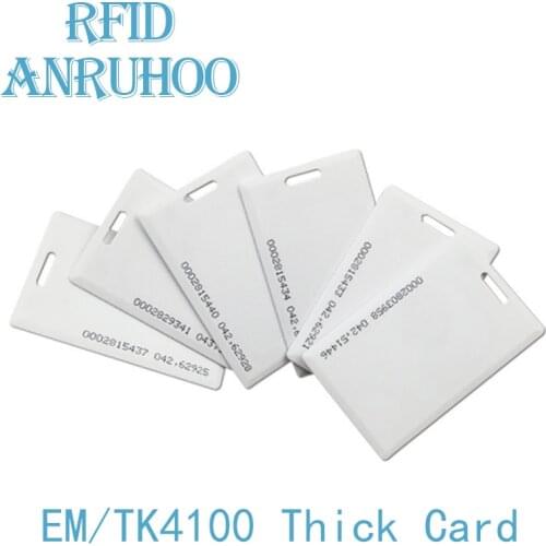 5/10PCS RFID Access Control Read-Only Label EM/TK4100 Smart Chip 1.8MM Thick Card Quality Assurance ID Badge Key