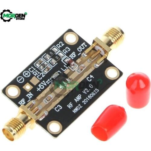 Low Noise Amplifier LNA 0.05-4GHz NF=0.6dB RF FM HF VHF / UHF Ham Radio High Linearity Low Noise Amplifier Frequency Modules