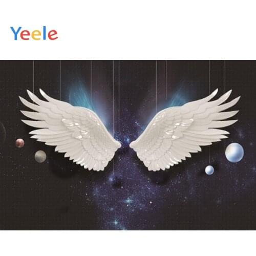 Wing Angel Princess Baby Shower Portrait Custom Backdrop Photography Background For Photo Studio Vinyl Photophone Photocall