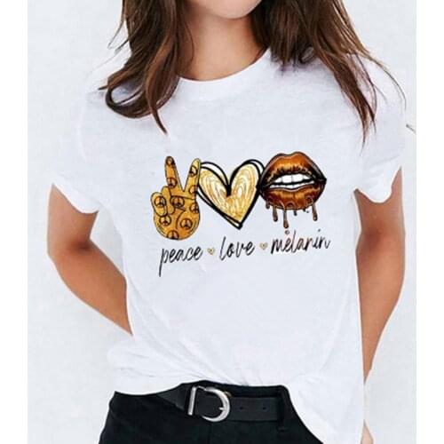 Plus Size Love Lips T Shirt Women Summer Casual Tshirts Tees Harajuku Korean Style Graphic Tops 2021 New Kawaii Female T-shirt