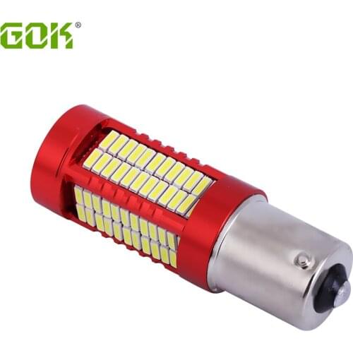 10PCS P21W BA15S BAY15D 1157 1156 LED 106smd 4014 12V LED Car 30W SMD S25 Turn Signal Light side marker light and parking light