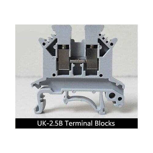 100Pcs UK-2.5B DIN rail Terminal blocks Phoenix type