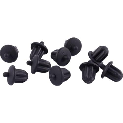 10x Black Rubber 6.35mm Audio Jack PC DVD Microphone Socket Dust Cover