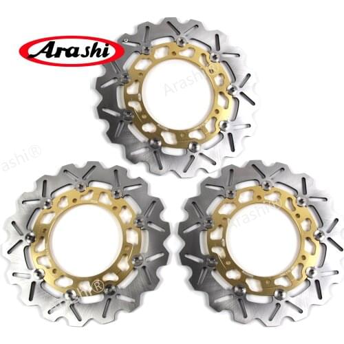 Arashi 1 Set For YAMAHA XVZ VENTURE ROYALE 1200 1984-1987 CNC Floating Front Rear Brake Disc Rotors 1984 1985 1986 1987
