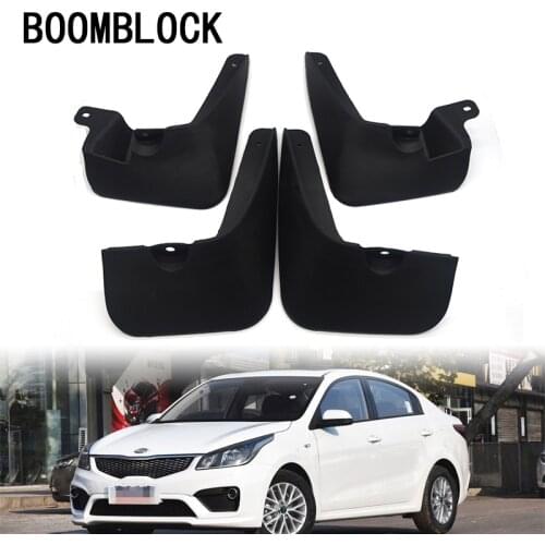 4pc Car Front Rear Mud Flaps Mud Flap Mudguards Fender For KIA RIO 4-Door Sedan LX SX 2006 2007 2008 2009 Accessories