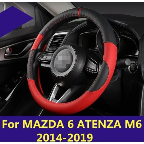Steering wheel cover four seasons universal steering wheel cover interior modification For MAZDA 6 ATENZA M6 2014-2019