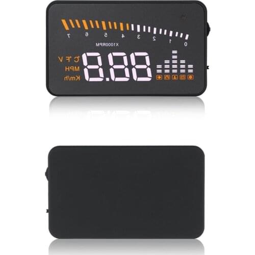 Head Up Display Speedometer X5 3.5" OBD2 HUD Over-speed Alarm Digital Car Speed Windshield Projector