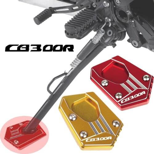 For HONDA CB300R 2017-2021 2017 2018 2019 2020 2021 Side Stand Enlarge Enlarge the base of motorcycle foot support CB300R 2017