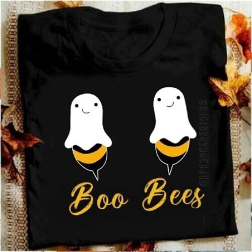 Boo Bees Let It Be Funny Halloween Party T Shirt XS-3XL Fashion lovely High quality 100% cotton T-shirt for Men