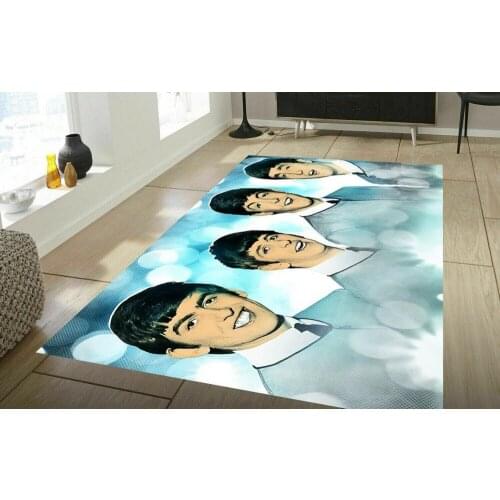 The Beatles 8 Patterned Carpet ,Non Slip Floor Carpet,Teens Carpet,Turkish Rug