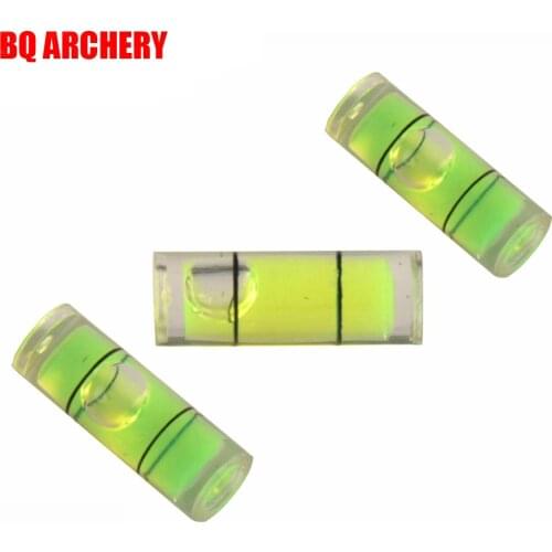 2pcs Arcehry Water Level Bubble Mini Spirit Level Small Spirit with Mounting Holes Water Level Tool Compound Bow Recurve Bow