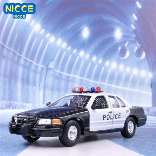 Welly Model Car 1:24 Diecast Car Toys Classic 1999 Ford Crown Victoria Taxi Police Alloy Metal Toy Car For Kids Gift Collection