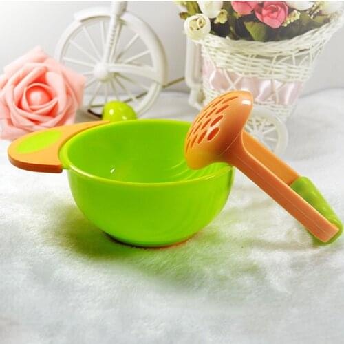 Baby Food Mash Bowl Set BPA Free!100% Food Grade Baby Food Mill Toddler Fruit Food Grinding Bowl of Juice Making Hand Gear