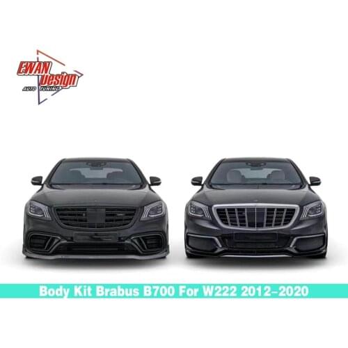 New Type Bumper Front Bumper Side Bumper Brabus B700 Body kit for W222 2012 2020