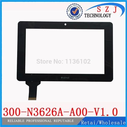Original 7" inch 7086 touch screen panel digitizer for Ainol novo7 elf2 elf 2 tablet PC DPT 300-N3626A-A00-V1.0 Free shipping