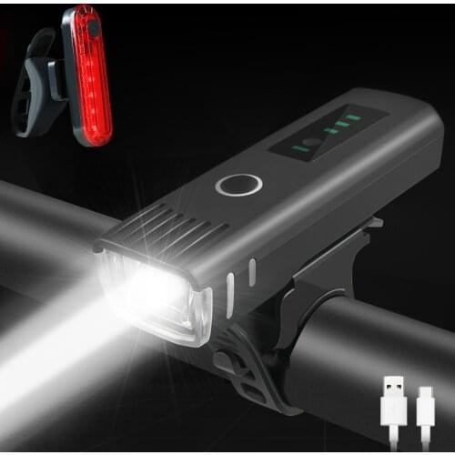 2020 Front Bike Light USB Rechargeable 400 Lumen Smart Induction Mountain Road Bicycle LED Head Lights Lamp Cycling Accessories