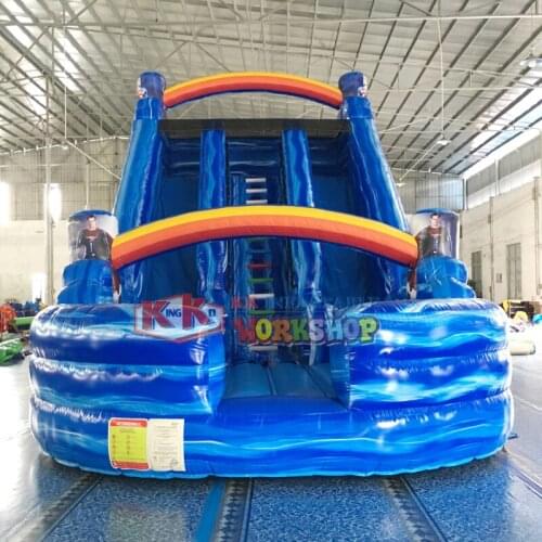 Cheap custom Summer Inkjet Dry Slide Inflatable paradise inflatable slide bouncy castle