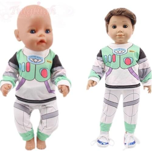 Hot Pajamas Superheros Doll Clothes For 43Cm New Born Baby&18Inch American Doll Girls&New Logan Boy Baby Clothes