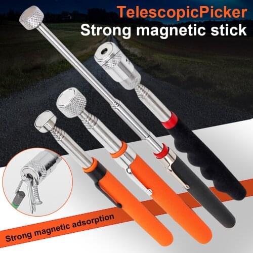 Mini Portable Telescopic Magnetic Magnet Pen Handy Tool Capacity For Picking Up Nut Bolt Extendable Pickup Rod Stick
