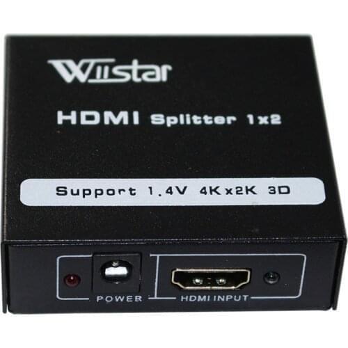HDMI Splitter 4K 3D Full HD 1080p Video HDMI Switch Switcher 1X2 1X4 Dual Display For HDTV DVD PS3 Xbox