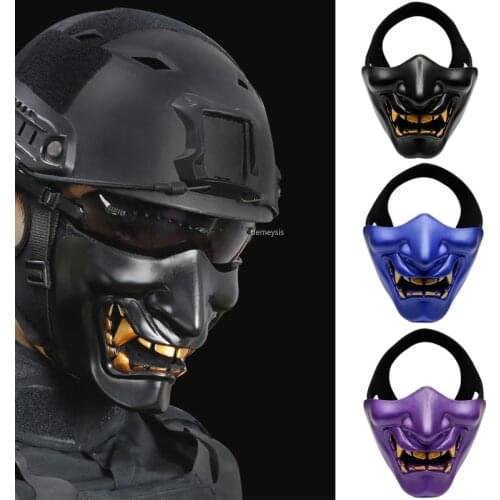 Tactical Paintball Mask Military Combat Airsoft Shooting Protective Masks Men Women Halloween Cosplay Horror Skull Face Mask