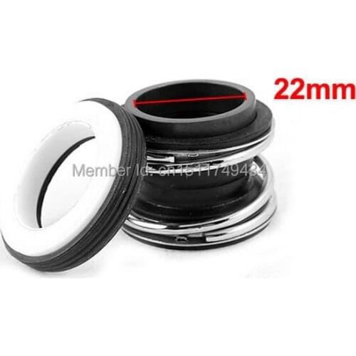 Tube Sealing Coil Spring Rubber Bellows 0.87" Pump Mechanical Seal 2pcs