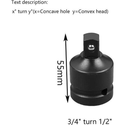 1pcs 1/2 3/4 Universal Pneumatic Adaptor Converter Socket Adapter Joints Ratchet Electric Impact Wrench Air Impact Wrenches