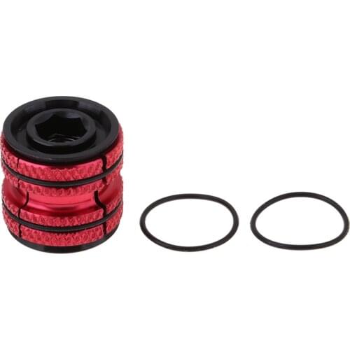 Bike Fork Headset Expanded Plug Aluminum Alloy Bicycle Front Fork Headset Top Key Expander (28.6mm Diameter)