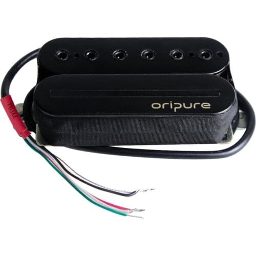 OriPure Alnico 5 Humbucker Pickup Bridge Electric Guitar Pickup 13.5K Black for Guitar Parts