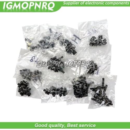 140pcs/lot 14types Momentary Tact Tactile Push Button Switch SMD Assortment Kit Set Life 100000 times Promotion Price igmopnrq