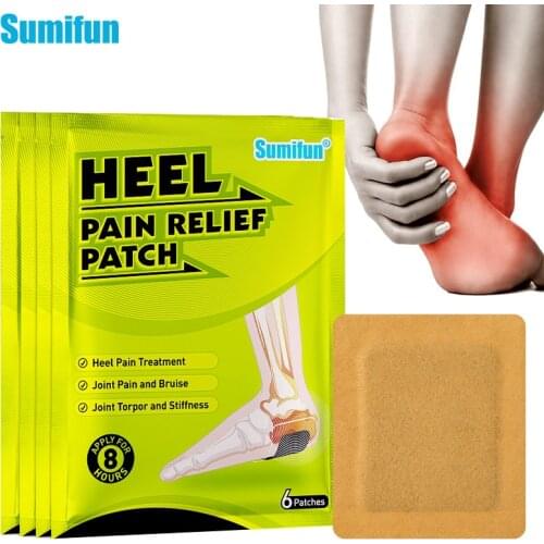 18pcs Sumifun Foot Pain Plaster Pain Relief Patch Treatment Heel Bone Achilles Tendonitis Patch Foot Care Herbal Patches K06801