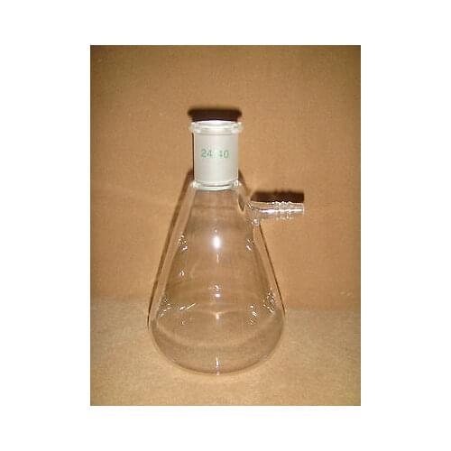 500ML,24/40,Glass Filtering Flask,Lab Filtration Bottle,Lab Chemistry Glassware