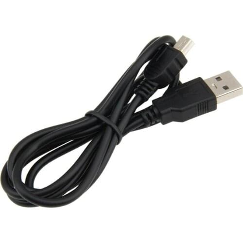 500pcs 1M USB Type A to Mini USB Data Sync Cable 5 Pin B Male to Male Charge Charging Cord Wire Line