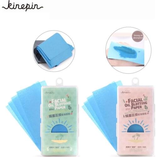 80Pcs Facial Tissue oil control Paper original wood pulp fiber Facial Oil Control Absorption Makeup Blotting Face Cleaning tools