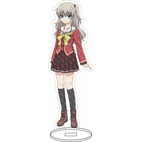 Anime Charlotte Otsusaka Yuu Tomori Nao Yusa Nishimori Acrylic Stand Figure Desktop Decor Collection Model Doll Gifts