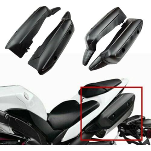 Motorcycle Side Panel Exhaust Upper Heat Shield Fit For YZF R1 2009-2011 2012-2014
