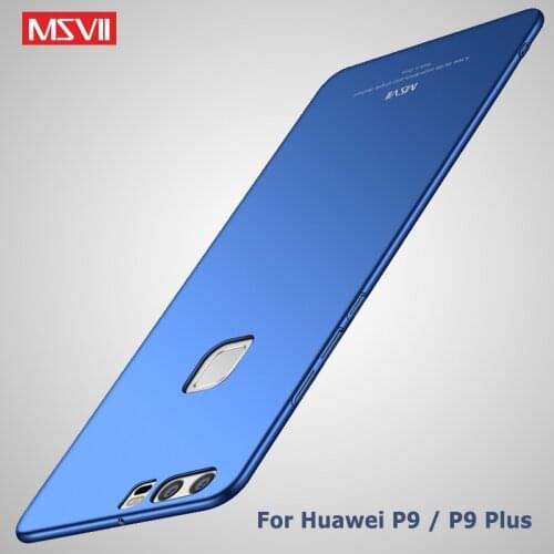 P9 Case Cover Msvii Silm Scrub Coque For Huawei P9 Lite 2016 Case PC Cover P9 Plus P 9 Pc Cases For Huawei P9 Lite 2017 Cases