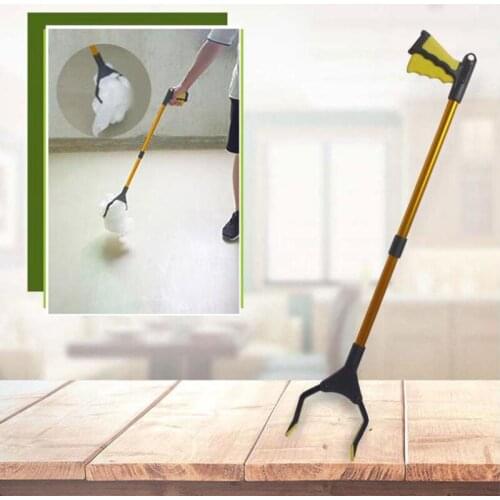 Dreamburgh Foldable Trash Clamps Grab Pick Up Tool Curved Handle Design Folding Sanitary Clip Portable Street House Grabber Tool