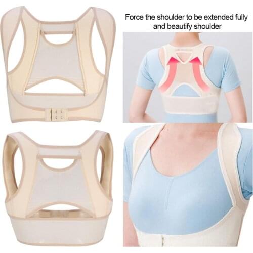 Posture Corrector Adjustable Back Fracture Support Men/Women Back Clavicle Spine Shoulder Correction Brace Belt Strap M2 S-XL