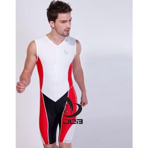 JOB Ironman Triathlon Training one piece suit men sleeveless triathlon suit triathlon wetsuit for running , cycling , swimming