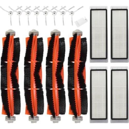 HOT！-Main Brush Side Brush Suitable For XIAOMI Roborock S50 S51 S5 Mi Robot Vacuum Cleaner Parts Accessories