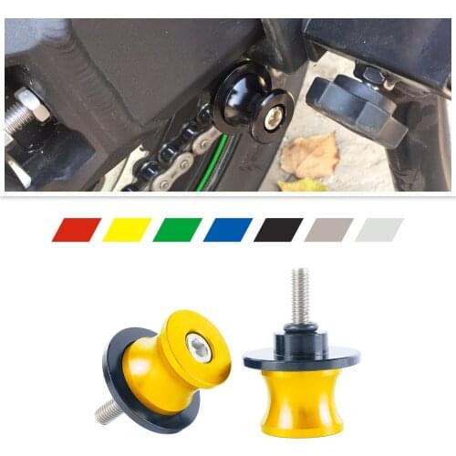 Motorcycle Swingarm Spools for 8mm Suzuki GSF1200 GSF1250 B-King1300 DL1000 DL650 GSXR600 GSXR750 GSXR1000 GSXR1300