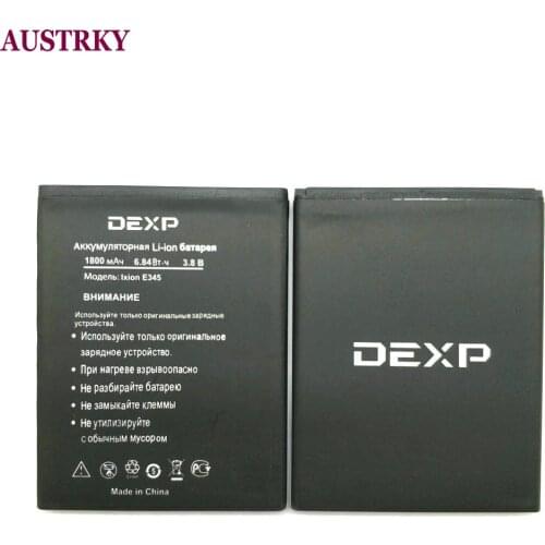 New E345 1800mAh Battery Replacement For DEXP Ixion E345 Mobile Phone Bateria Batterij + Tracking Code