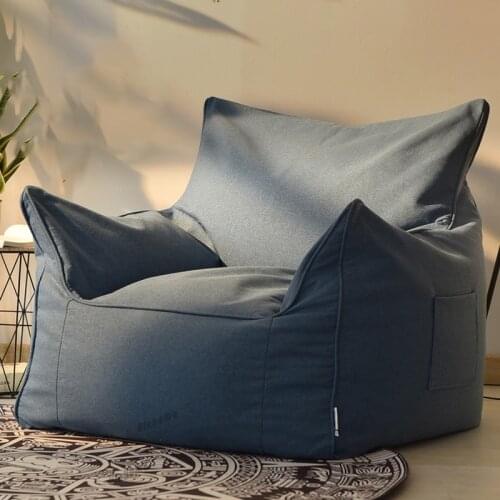 Nordic Living Room Sofa Bedroom Balcony Armrest Lazy Chair Bag Sofa Small Apartment Creative Backrest Armchair Living Room Sofa