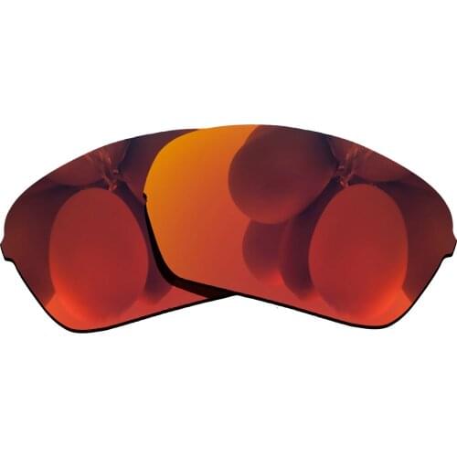 Polarized Sunglasses Replacement Lenses for- Half X Frame - Fire Red