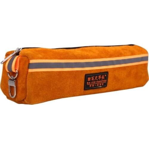 Portable Hand Storage Bag Tool Bag Zipper Multi-function Cowhide Hardware Repair Toolkits Organizer Packaging Tools