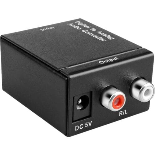 AIYIMA Digital to Analog Audio Converter DAC Amplifier Decoder Optical Fiber Coaxial Signal to Analog SPDIF Converter Adapter