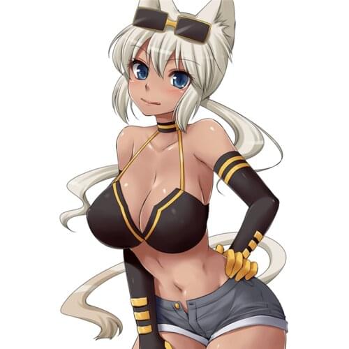 RuleMylife sexy anime Hare ears girl car stickers decal cute auto accessories