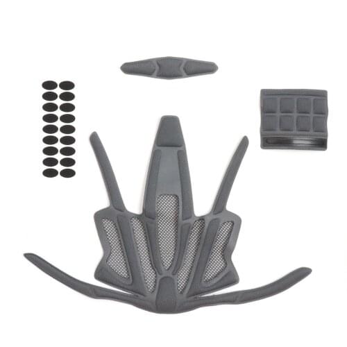 Helmet Inner Padding Net Foam Pads Kits Sealed Sponge Protective Lining Liners Cushion Mat for Sports Cycling Bike Riding Racing